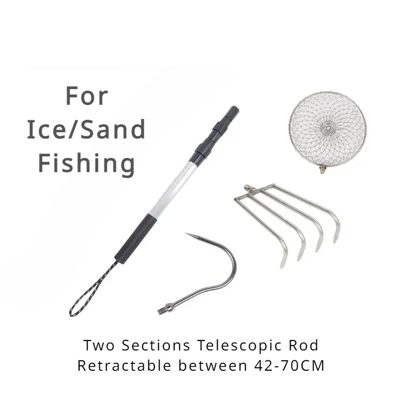 Stainless Steel Telescopic Rod - đánh giá và giá Fishing Rod Ice