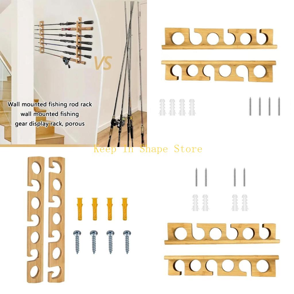 U1JC Giá cần câu tường hoặc tr - đánh giá và giá Fishing Rod Rack