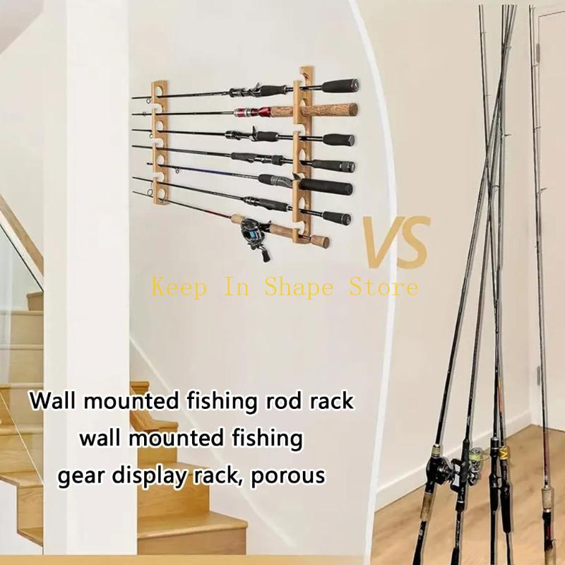 U1JC Giá cần câu tường hoặc tr - đánh giá và giá Fishing Rod Rack