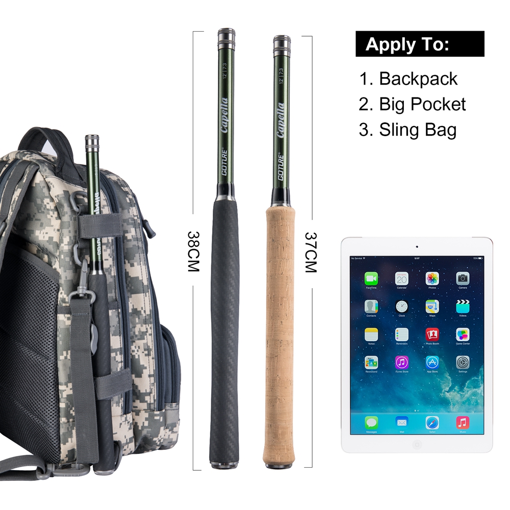 Goture Tenkara Quai Xẻ Combo 3 - đánh giá và giá Fishing Rod Combo