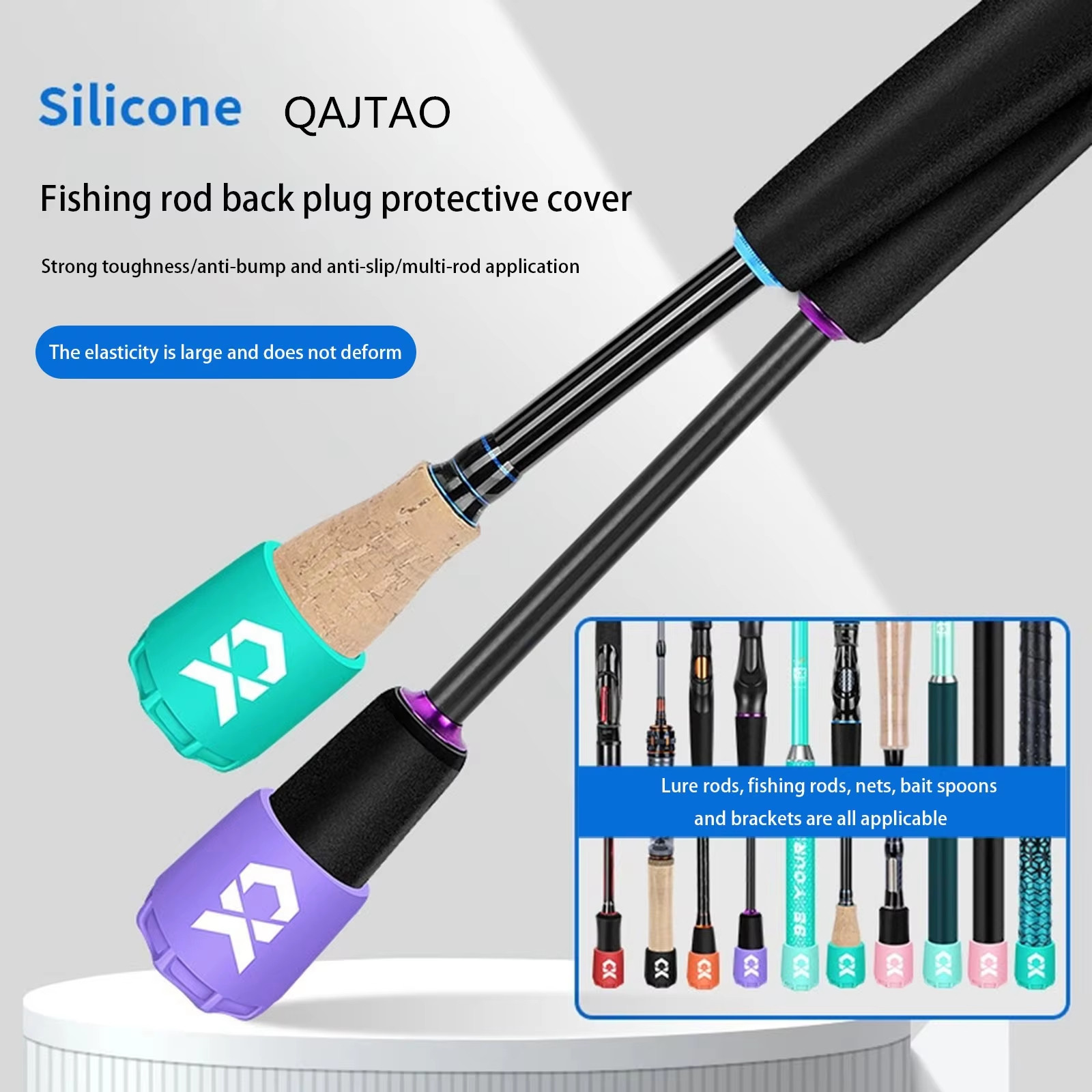 Silicone Fishing Rod End Cap P - đánh giá và giá Fishing Rod Case
