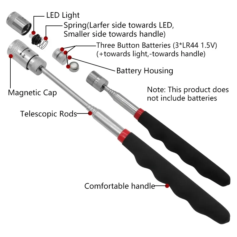 Telescopic Magnetic Pen with L - đánh giá và giá Fishing Rod Travel