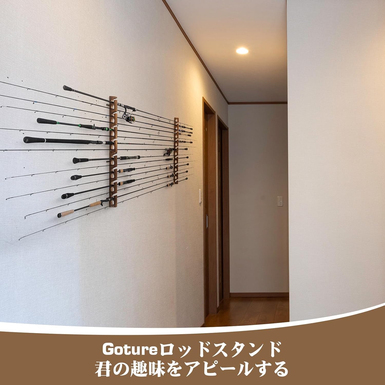Goture Wood Fishing Rod Holder - đánh giá và giá Fishing Rod Rack