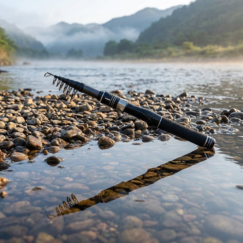 Ultralight Telescopic Carbon F - đánh giá và giá Fishing Rod Travel