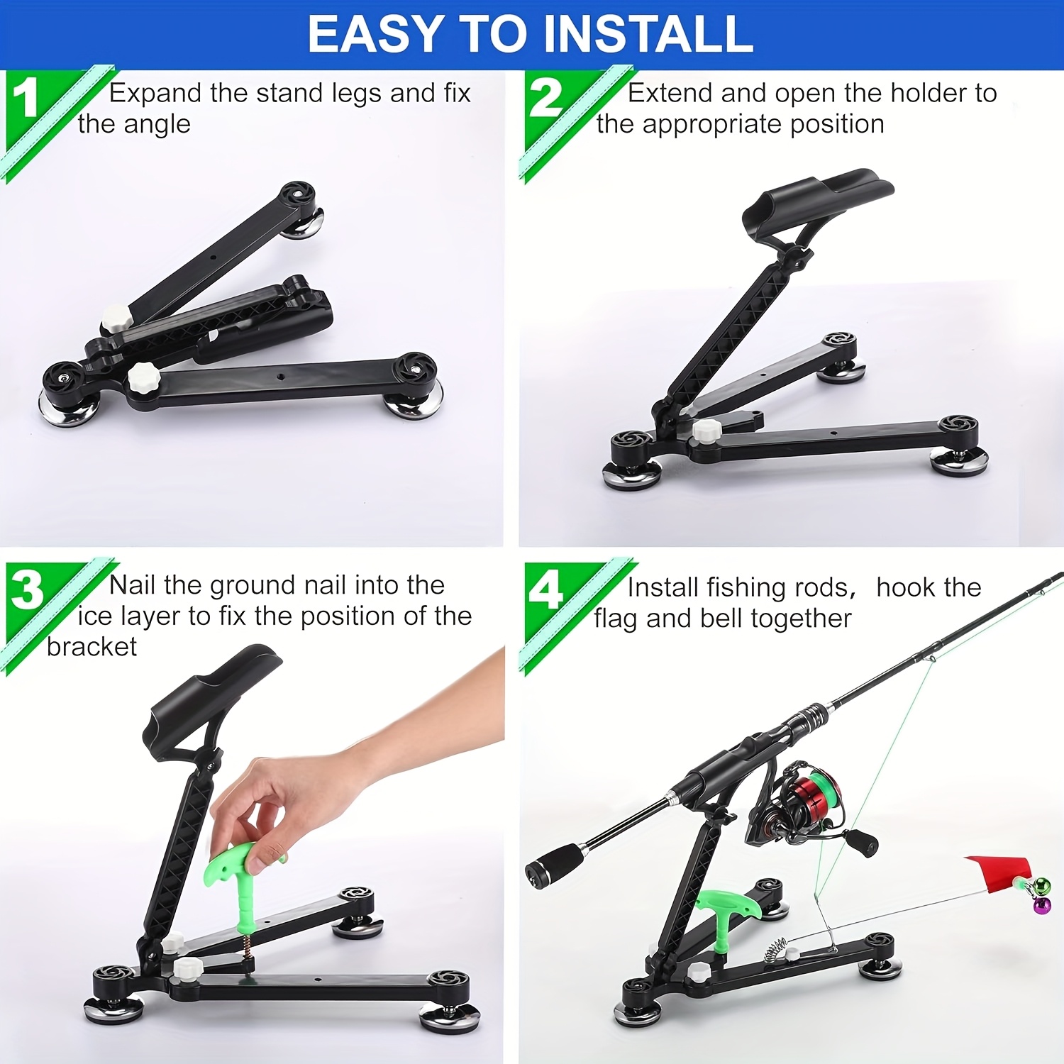 Foldable Ice Fishing Rod Holde - đánh giá và giá Fishing Rod Ice