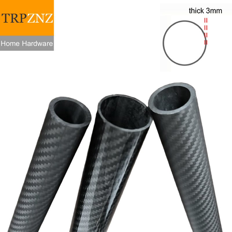 3K Carbon Fiber Tube Pipe OD 1 - đánh giá và giá Fishing Rod Carbon Fiber