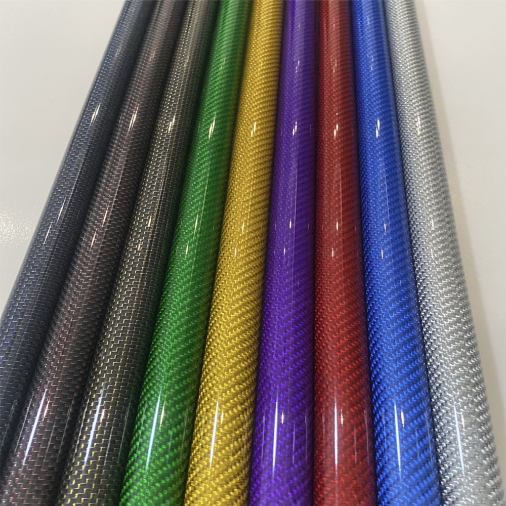 Carbon Fiber Tube Color 3K Twi - đánh giá và giá Fishing Rod Carbon Fiber