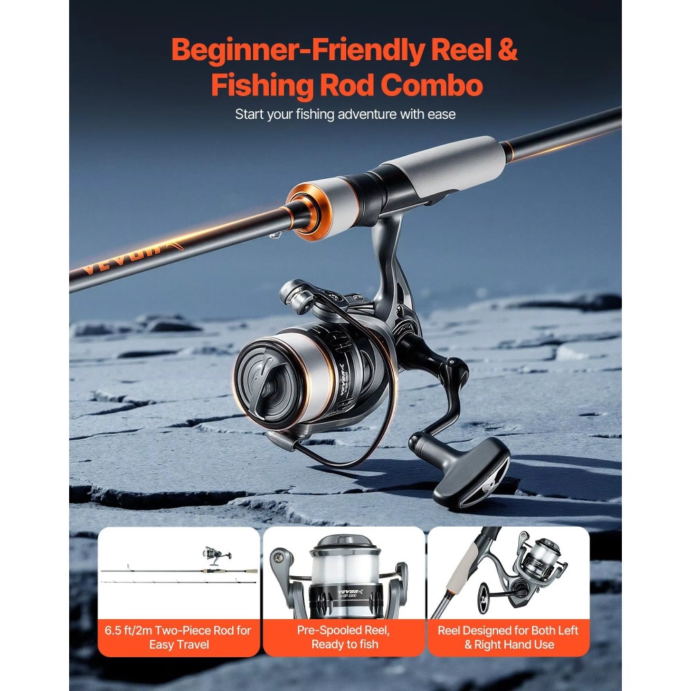 Carbon Fiber Bass Fishing Pole - đánh giá và giá Fishing Rod Combo