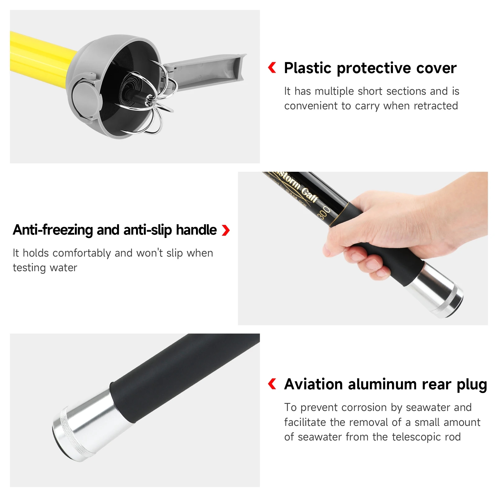 SANLIKE 7-claw Stainless Steel - đánh giá và giá Fishing Rod Carbon Fiber
