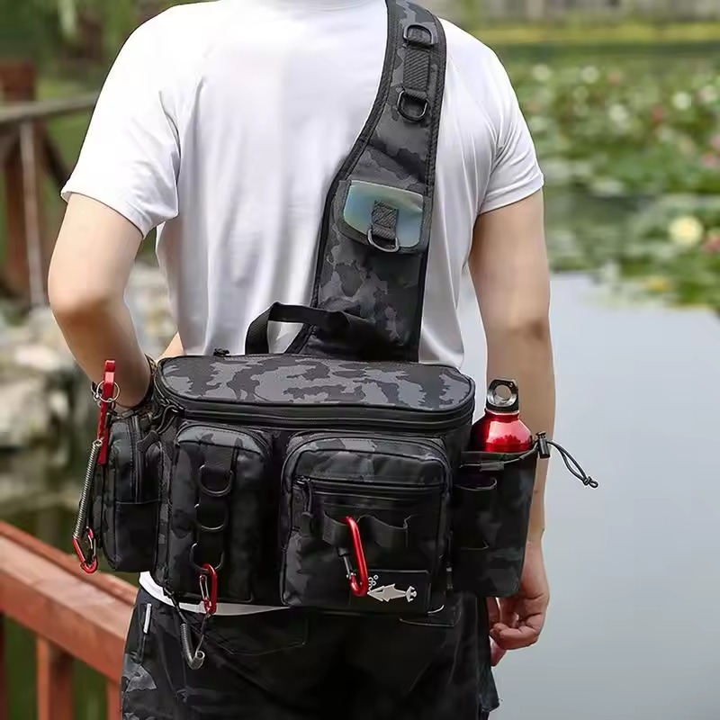 Fishing Waist Pack Sling Bag L - đánh giá và giá Fishing Rod Fly