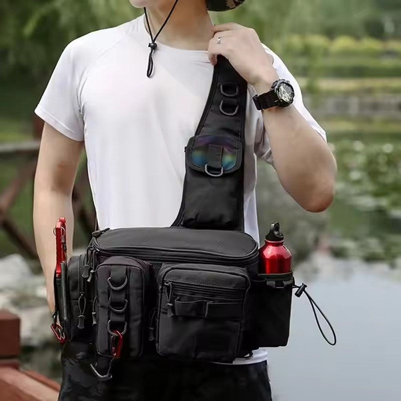 Fishing Waist Pack Sling Bag L - đánh giá và giá Fishing Rod Fly