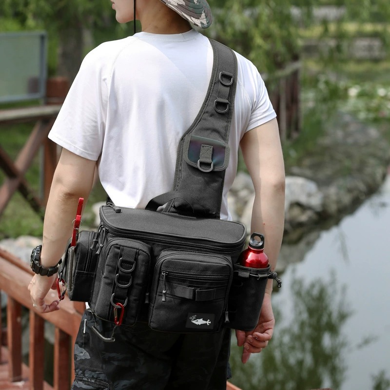 Fishing Waist Pack Sling Bag L - đánh giá và giá Fishing Rod Fly