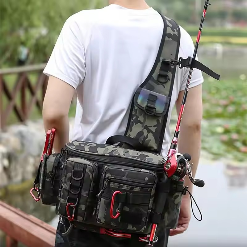 Fishing Waist Pack Sling Bag L - đánh giá và giá Fishing Rod Fly
