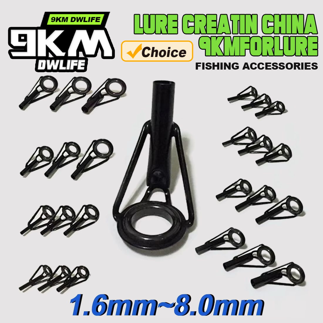 5Pcs Fishing Rod Tip Guides Re - đánh giá và giá Fishing Rod Guide Replacement